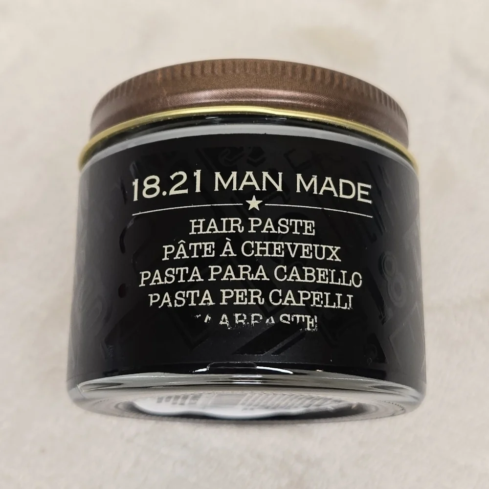 18.21 Man Made Hair Styling Paste Sweet Tobacco 2 oz